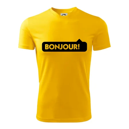 Nápis Bonjour