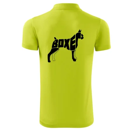 Boxer nápis v tele