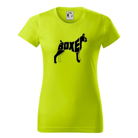 Boxer nápis v tele