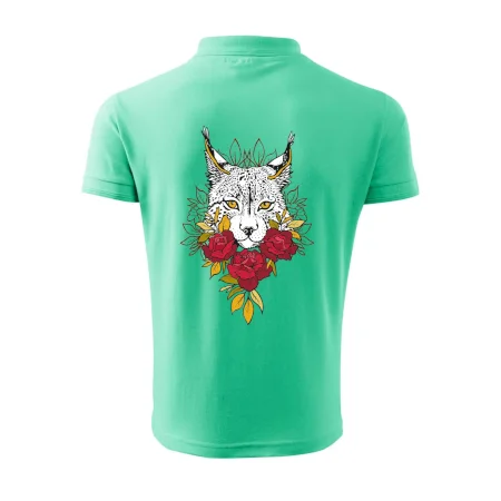 Rys s červenými ružami (Pecka design)