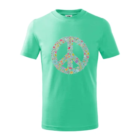 Peace symbol lístočky