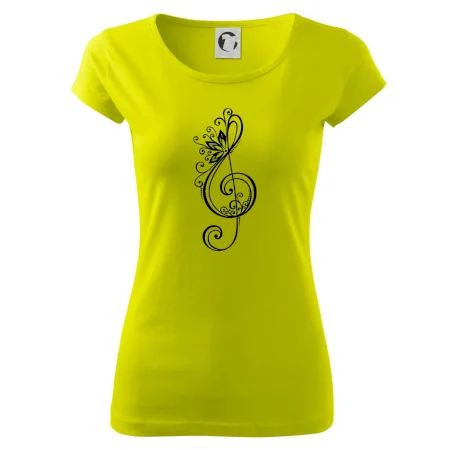 Husľový kľúč kvety