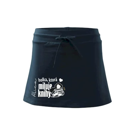 Čiernobiela holka, ktorá miluje knihy - holka - Vaše meno