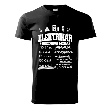 Hodinová mzda elektrikár