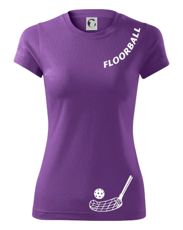 Floorball nápis šikmo