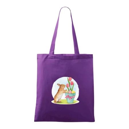 Veľkonočný zajačik tulipány