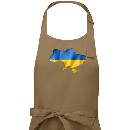 Ukrajina vlajka mapa
