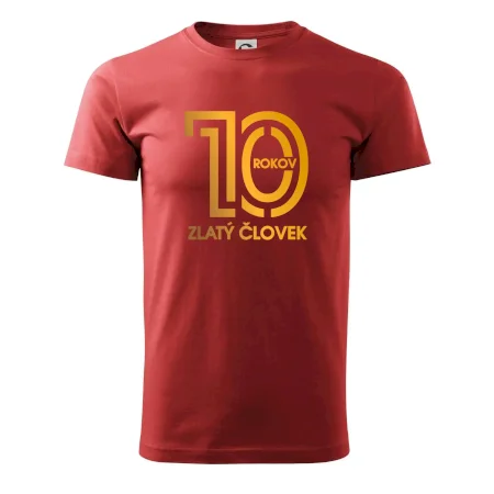 10 rokov zlatý človek