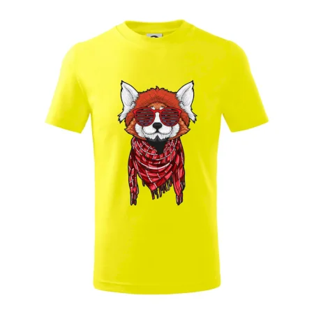 Červená panda hipster