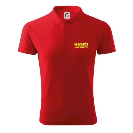 Hasiči - žltý nápis - váš názov zboru