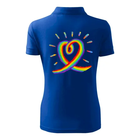 Srdce pride dúha kreslená