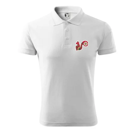 Folklór na prsníku veverička