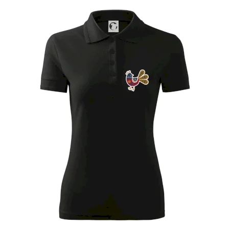 Folklór na prsníku sliepky