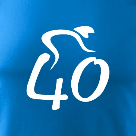 Cyklista oslavuje štyridsiatku (40)