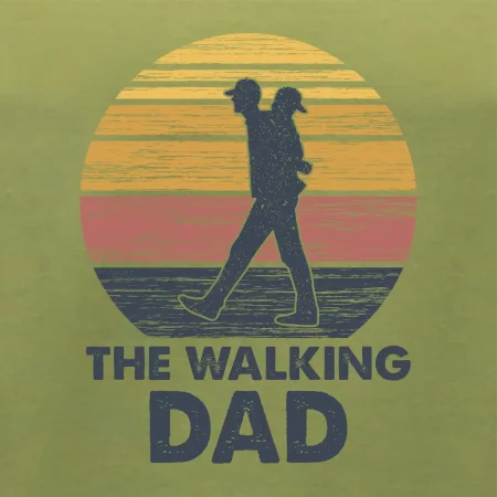 The walking dad - tata s dítětem na zádech