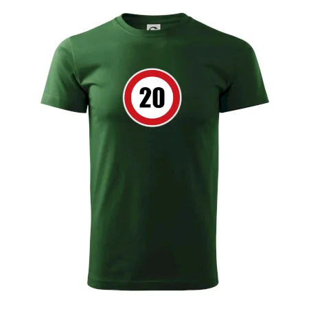Dopravná značka - obmedzenie rýchlosti 20