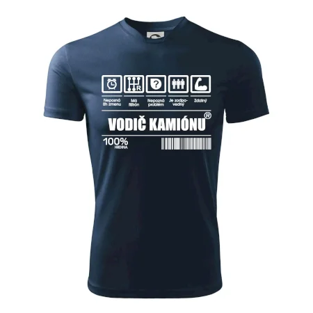 Čiarový kód - Vodič kamiónu