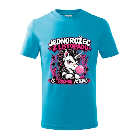 Novembrový punkový jednorožec s čírom