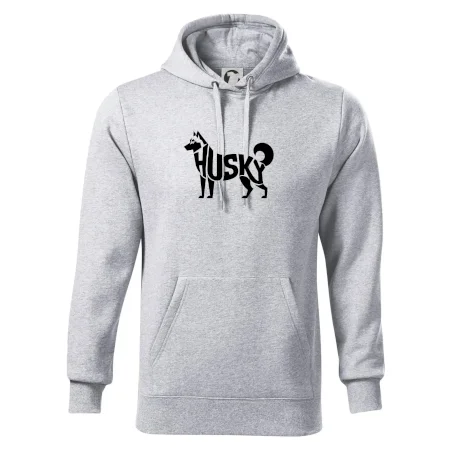 Husky nápis v tele