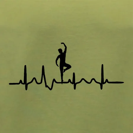 EKG tanečník muž