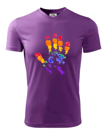 LGBT hand print