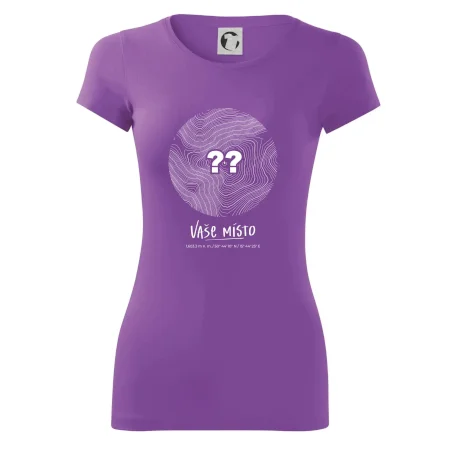 Vaše miesto - vrstevnice v kruhu