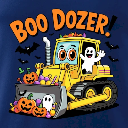 Halloweensky boo dozér