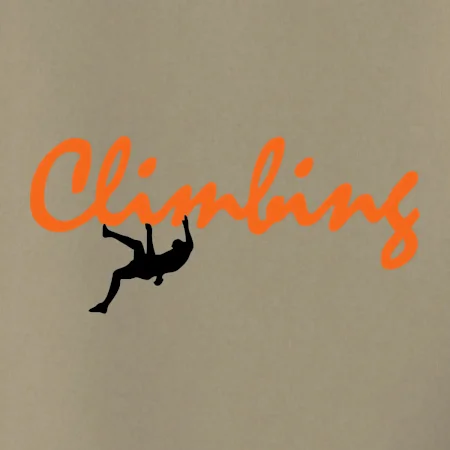 Climbing písací text