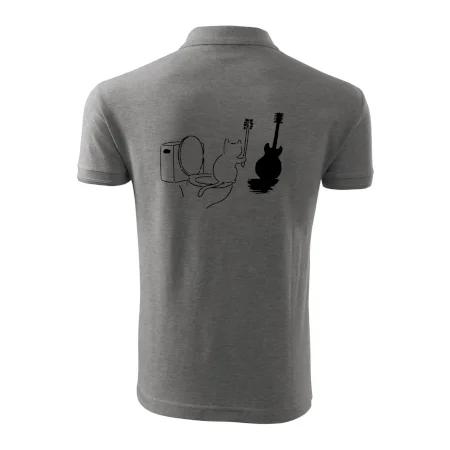 Mačka a gitara WC