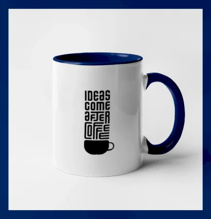 Ideas come after coffee