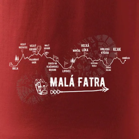 Profil kopca - Malá Fatra