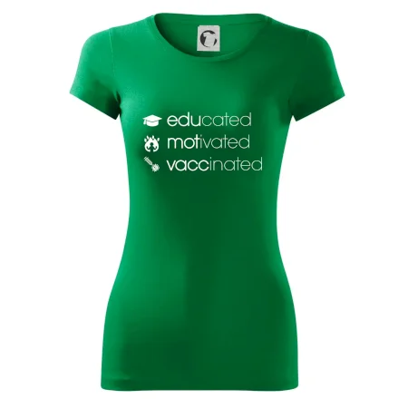 Educated motivated vaccinated
