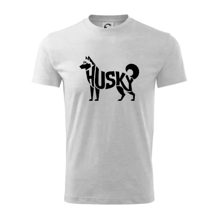 Husky nápis v tele