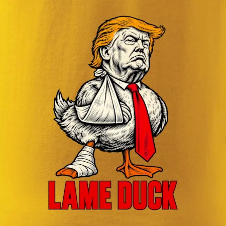 Donald Trump lame duck rytina