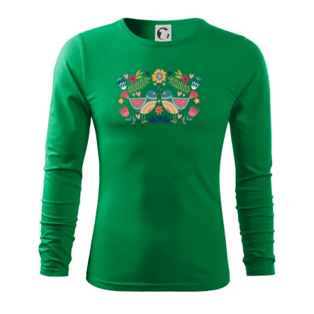 Folklór - dva farebné vtáčiky