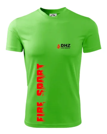 DHZ (oheň, firesport, názov sboru - vlastný nápis)