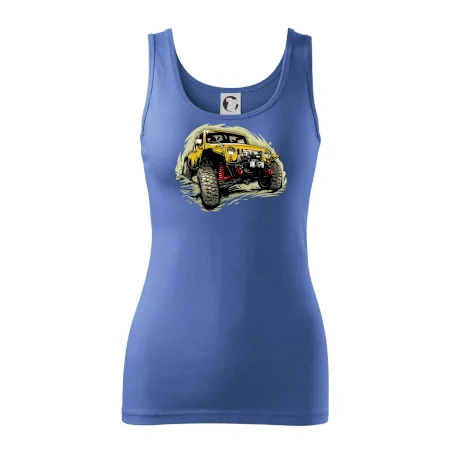 Žltý offroad s navijakom