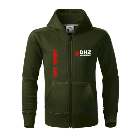 DHZ (oheň, firesport, názov sboru - vlastný nápis)