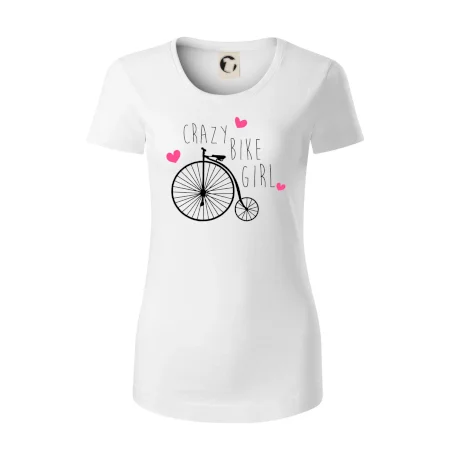 Crazy bike girl