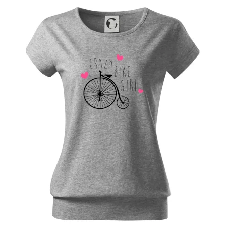 Crazy bike girl