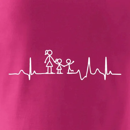 Ekg mamička a dievča + chlapec