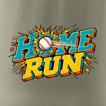 Home run komiksový nápis