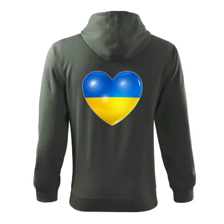 Ukrajina srdce vlajka