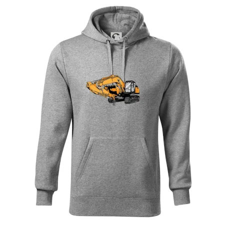 Žltý bager z boku