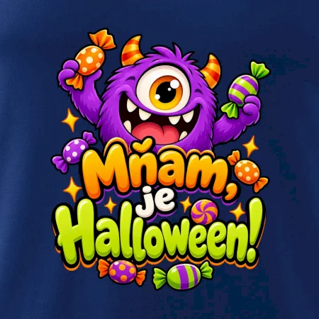 Mňam je Halloween cukríkové strašidlo