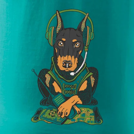Bojový doberman (Pecka design)