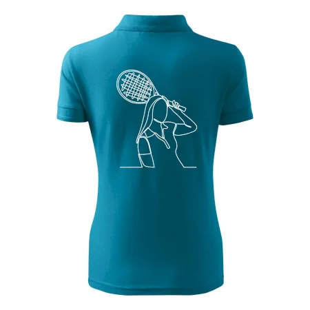 Tenistka jedným ťahom