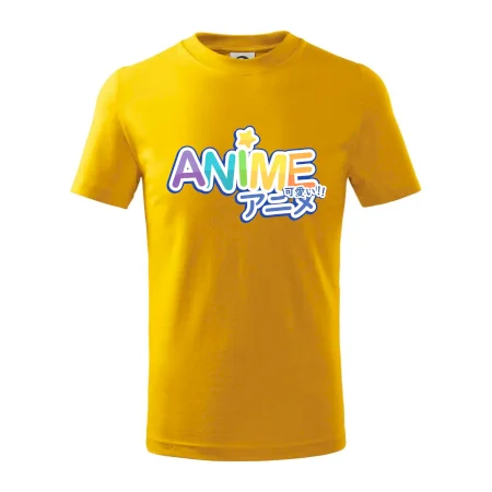 Anime nápis dúhový