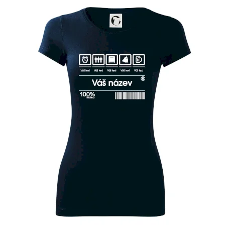 Čárový kód - Vlastní text