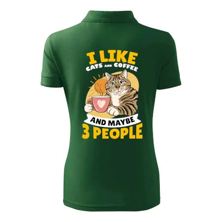 I like cats and coffee and maybe 3 people